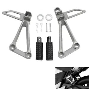 fsmotouk Rear Passenger Foot Pegs Bracket Set Fit For Honda CB500X CB400X 2017 2018