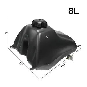 fsmotouk 1.5 Gallon Fuel Gas Tank Fit For Honda CRF70 CRF80 CRF100 Taotao Dirt Pit Bike