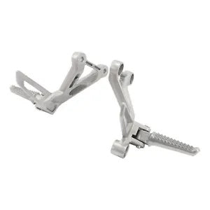 fsmotouk Rear Passenger Foot Pegs Bracket Set Fit For Honda CB500F CBR500R 2016-2023