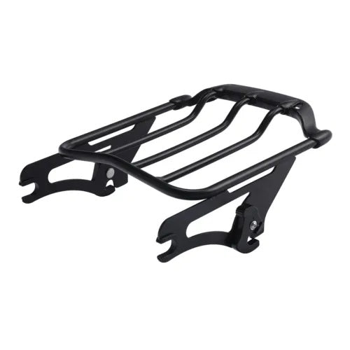 fsmotouk Black 2Up Luggage Rack Fit For Harley Touring Electra Street Glide 2009-2023