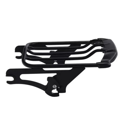 fsmotouk Black 2Up Luggage Rack Fit For Harley Touring Electra Street Glide 2009-2023