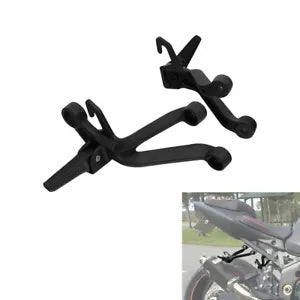 fsmotouk Rear Passenger Foot Pegs Rest Bracket Fit For Suzuki GSX-R GSXR1000 2003-2004