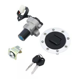 fsmotouk Ignition Switch Gas Fuel Cap Lock Key Fit For Suzuki GS500 GS 500 2001-2010