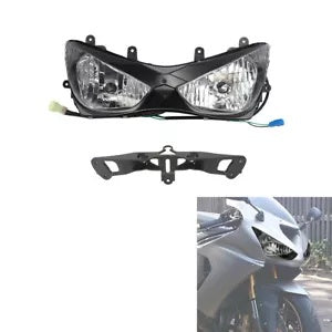 fsmotouk Headlight Headlamp Fairing Stay Bracket Fit For Kawasaki Ninja ZX-6R 2005-2006