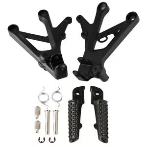 fsmotouk Front Footrests Foot Pegs Fit For Honda CBR600F4 1999-2000 CBR600F4i 2001-2006