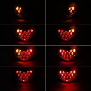 fsmotouk Integrated LED Tail light Turn Signals Fit For Suzuki GSXR600 GSXR750 2004-2005