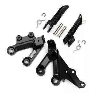 fsmotouk Front FootPegs Footrest Brackets Fit For Suzuki GSXR1000 GSX-R1000 2003-2004