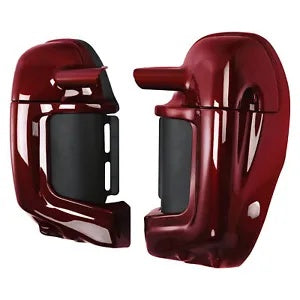 fsmotouk Pair Lower Vented Leg Fairings Fit For Harley Touring 1983-2013 Red