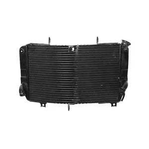 fsmotouk Black Aluminum Radiator Cooler Engine Cooling Fit For Suzuki GSXR 600 2001-2003