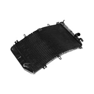 fsmotouk Black Aluminum Radiator Cooler Engine Cooling Fit For Suzuki GSXR 600 2001-2003