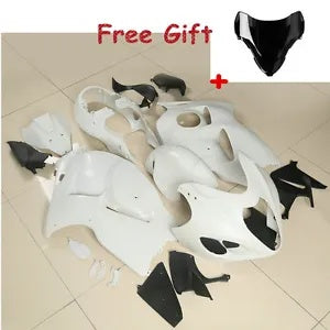 fsmotouk Injection Fairing Bodywork Kit Fit For Suzuki Hayabusa 1999-2007 Unpainted