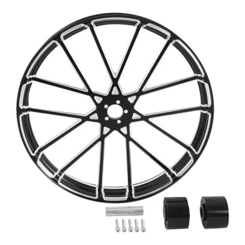 fsmotouk 30" Front & 18'' Rear Wheel Rim & Dual Hub Fit For Harley Touring 2008-2024 US