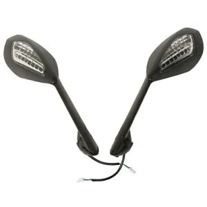 fsmotouk Rear View Mirrors & LED Turn Signal Fit For Ducati 1199R Panigale R S 2012-2015