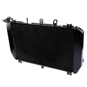 fsmotouk Aluminum Radiator Cooler Cooling Fit For Kawasaki Z900 2017-2024 Black