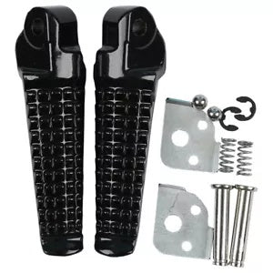 fsmotouk Rear Footrests Footpegs Fit For Suzuki GSXR600 1997-2000 DR-Z400SM 2005-2009