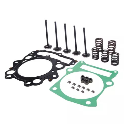 fsmotouk Cylinder Head Valve Rebuild Kit Fit For Yamaha Raptor YFM660R 4X4 2001-2005