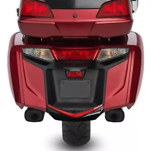 fsmotouk Rear Fender Tip Accent LED Light Red Lens Fit For Honda Goldwing GL 1800 12-17