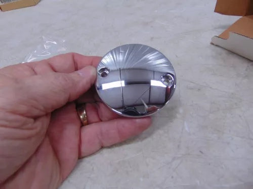 foxcycleworks Harley Davidson Smooth Chrome Timer Points Cover 17-UP Milwaukee 8 P/N: 25600097