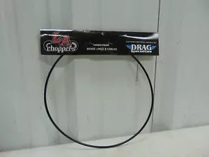 foxcycleworks LA Choppers Black Braided Idle Cable 12-14" Ape Hanger 96-15 FLST P/N LA8100ID13