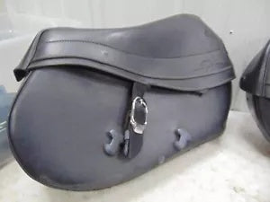 foxcycleworks Harley Synthetic Leather 04-UP XL Sportster Saddlebags AS IS DAMAGE 90330-08