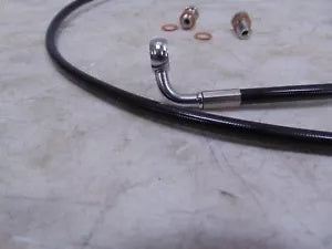 foxcycleworks LA Choppers Black Mini Ape Brake Line 04-21 XL Sportster P/N: LA-8310B08B