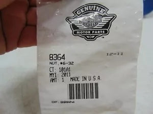 foxcycleworks Harley Davidson No. 6-32 Keps Nut 11-20 Touring P/N 8364