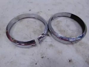 foxcycleworks Harley Davidson Stock 01-22 FL Model Passing Lamp Bezel Rings P/N 68725-62A