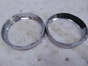 foxcycleworks Harley Davidson Stock 01-22 FL Model Passing Lamp Bezel Rings P/N 68725-62A