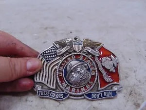 foxcycleworks United States Marines "These Colors Don't Run" Emblem