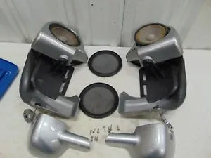 foxcycleworks Silver 05-13 Harley 6.5" Speaker Fairing Lowers & PRV Speakers P/N: 6MB250-NDY-4