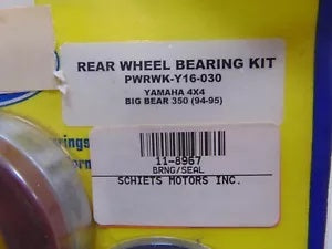 foxcycleworks Pivot Works 94-95 Yamaha YFM350FW Rear Wheel Bearing Kit Big Bear PWRWK-Y16-030