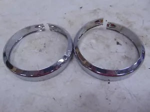 foxcycleworks Harley Davidson Stock 01-22 FL Model Passing Lamp Bezel Rings P/N 68725-62A