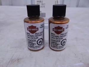 foxcycleworks Harley Davidson Pale Gold Pinstripe Touch-Up 1/2oz 2 BOTTLES P/N: 98600JI