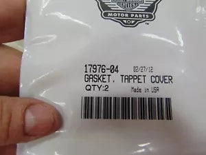 foxcycleworks Harley Davidson Tappet Cover Gasket 04-20 XL Models 2 Pack P/N 17976-04