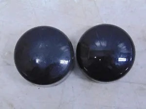 foxcycleworks Harley Davidson Gloss Black Rear Axle Nut Covers 08-UP FXD FLST Softail 43422-09