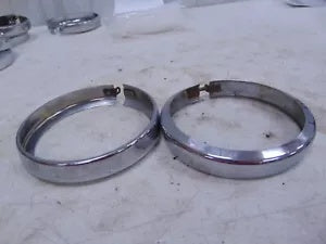 foxcycleworks Harley Davidson Stock 01-22 FL Model Passing Lamp Bezel Rings P/N 68725-62A