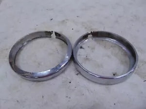 foxcycleworks Harley Davidson Stock 01-22 FL Model Passing Lamp Bezel Rings P/N 68725-62A