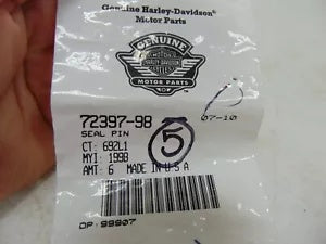 foxcycleworks Harley Davidson SEAL PIN Qty 5 98-20 Touring Models P/N 72397-98