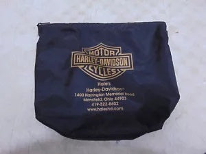 foxcycleworks Harley Mult-Purpose Zip Up Black Nylon Bag Tour-Pak Pouch Hales Harley