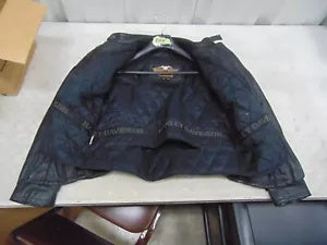 foxcycleworks Harley Women's Medium Leather Jacket Diamond Stitch Milwaukee 98 Sturgis 99