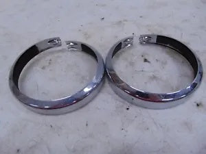 foxcycleworks Harley Davidson Stock 01-22 FL Model Passing Lamp Bezel Rings P/N 68725-62A