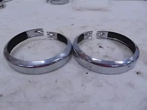 foxcycleworks Harley Davidson Stock 01-22 FL Model Passing Lamp Bezel Rings P/N 68725-62A