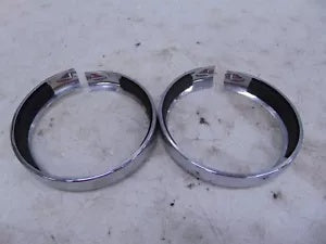 foxcycleworks Harley Davidson Stock 01-22 FL Model Passing Lamp Bezel Rings P/N 68725-62A