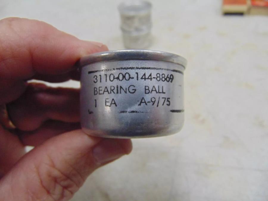 foxcycleworks NOS Mil-Spec Ball Bearing SINGLE P/N: 3110-00-144-8869