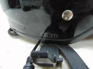 foxcycleworks HJC CL-5 Small Black Motorcycle Helmet 6 Pin Headset