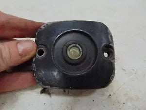 foxcycleworks Harley Front Black Master Cylinder Cover 06-09, 12 FX and FLD NO WARNING LABEL