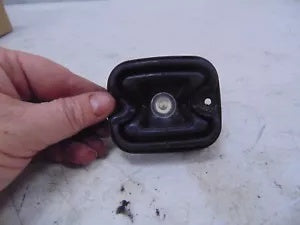 foxcycleworks Harley Front Black Master Cylinder Cover 06-09, 12 FX and FLD NO WARNING LABEL