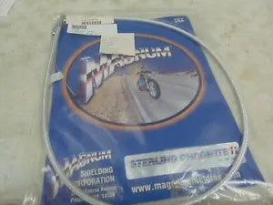 foxcycleworks Magnum Shielding Sterling Chromite Throttle Cable Alt Length P/N 33122