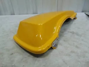 foxcycleworks Harley Davidson Right Chrome Yellow Pearl Saddlebag Lid P/N: 90607-13DPR