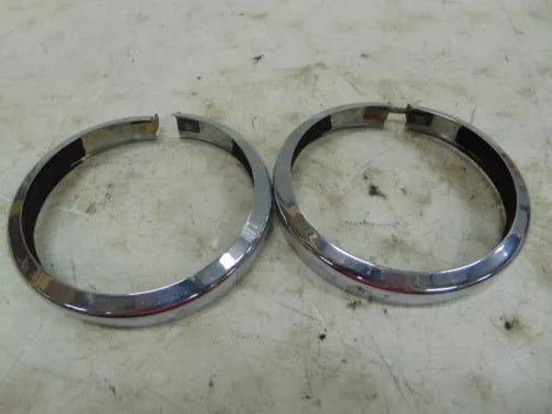 foxcycleworks Harley Davidson Stock 01-22 FL Model Passing Lamp Bezel Rings P/N 68725-62A